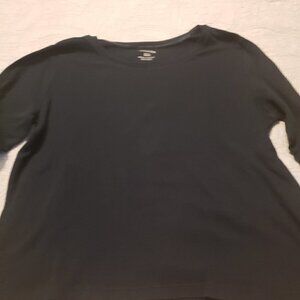 White Stag Black Long Sleeve T-Shirt.